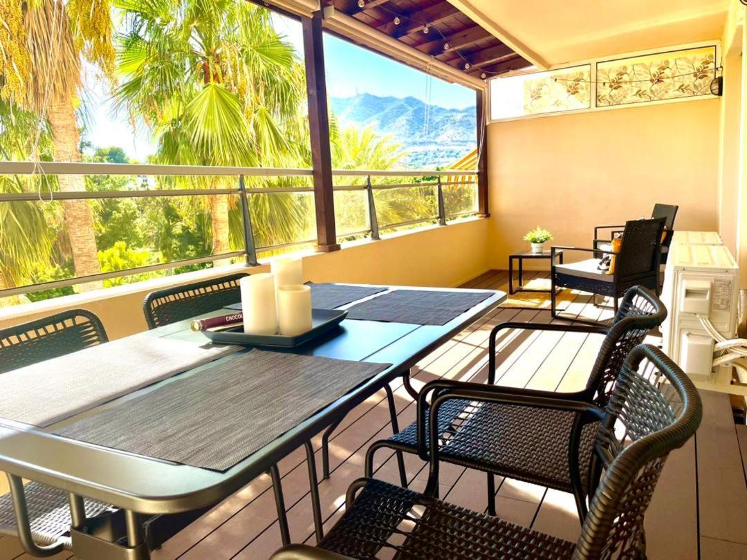Calido Apartamento Con Gran Terraza Y Vistas A 600 Metros Del Mar Benalmádena Esterno foto